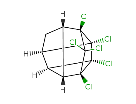 Molecular Structure of 70216-52-3 (1,4,5,5,5a,6-hexachlorooctahydro-1H-1,2,4-(methanetriyl)cyclobuta[cd]pentalene)