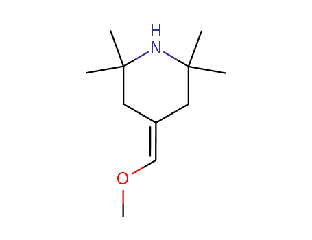 Molecular Structure of 56061-90-6 (4-(methoxymethylene)-2,2,6,6-tetramethylpiperidine)