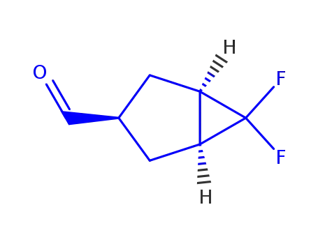 Molecular Structure of 494210-62-7 (Bicyclo[3.1.0]hexane-3-carboxaldehyde, 6,6-difluoro- (9CI))
