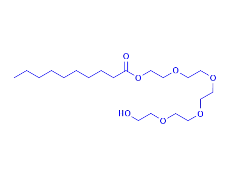 Molecular Structure of 61596-57-4 (Poly(oxy-1,2-ethanediyl), .alpha.-(1-oxodecyl)-.omega.-hydroxy-)