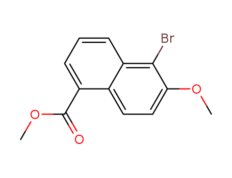 1-Naphthalenecarboxylic acid, 5-bromo-6-methoxy-, methyl ester