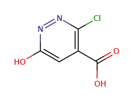Molecular Structure of 61404-48-6 (4-Pyridazinecarboxylic acid, 3-chloro-1,6-dihydro-6-oxo-)