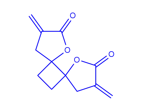 Molecular Structure of 61597-44-2 (3,9-dimethylidene-1,7-dioxadispiro[4.0.4.2]dodecane-2,8-dione)