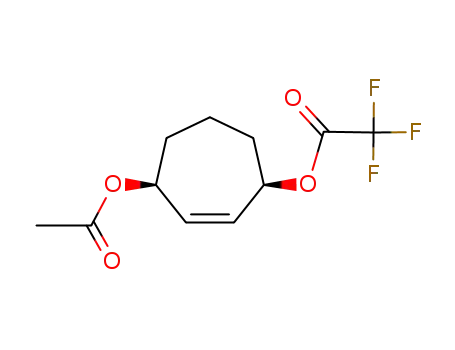 Acetic acid, trifluoro-, 4-(acetyloxy)-2-cyclohepten-1-yl ester, cis-