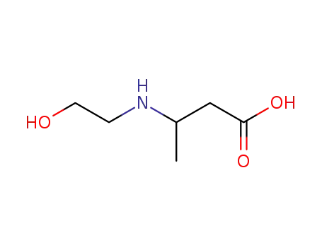 Molecular Structure of 89584-45-2 (Butanoic acid, 3-[(2-hydroxyethyl)amino]-)