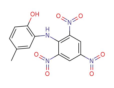 Molecular Structure of 74716-60-2 (4-Methyl-N-picryl-2-aminophenol)