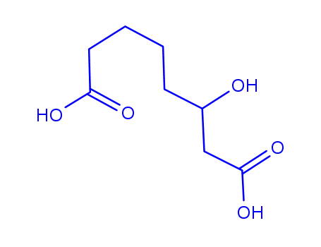 Molecular Structure of 73141-47-6 (3-hydroxy-Octanedioic acid)