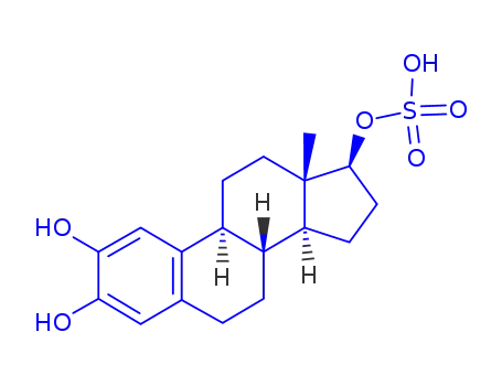 Molecular Structure of 75005-50-4 (2-hydroxyestradiol 17-sulfate)