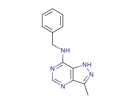 Molecular Structure of 73376-45-1 (N-benzyl-3-methyl-2H-pyrazolo[4,3-d]pyrimidin-7-amine)