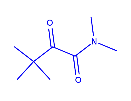 Molecular Structure of 748797-54-8 (Butanamide, N,N,3,3-tetramethyl-2-oxo- (9CI))