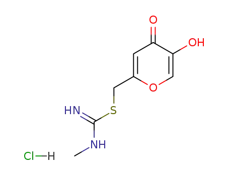 5-hydroxy-2-(methylcarbamimidoylmercapto-methyl)-pyran-4-one; hydrochloride