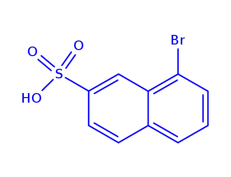 Molecular Structure of 738551-74-1 (8-Bromonaphthalene-2-sulfonic acid)