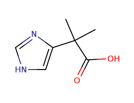 Molecular Structure of 731746-84-2 (2-(1H-imidazol-4-yl)-2-methylpropanoic acid)