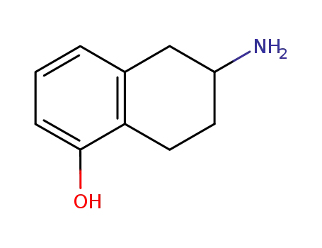 Molecular Structure of 94425-22-6 (5-hydroxy-2-aminotetralin)