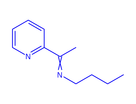 Molecular Structure of 74764-33-3 (N-[1-(2-Pyridinyl)ethylidene]-1-butanamine)