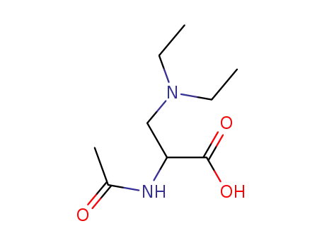 2-Diaethyl-amino-1-acetyl-DL-alanin