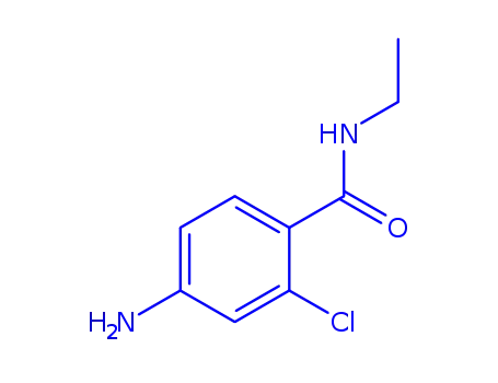 Molecular Structure of 739315-22-1 (4-amino-2-chloro-N-ethylbenzamide)