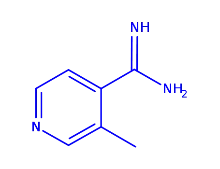 Molecular Structure of 754151-38-7 (4-Pyridinecarboximidamide,3-methyl-(9CI))