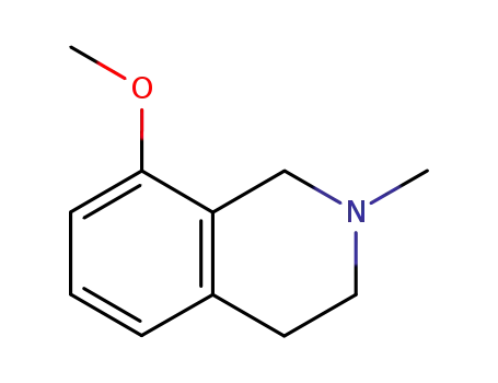 Molecular Structure of 73903-30-7 (8-Methoxy-2-methyl-1,2,3,4-tetrahydroisochinolin)