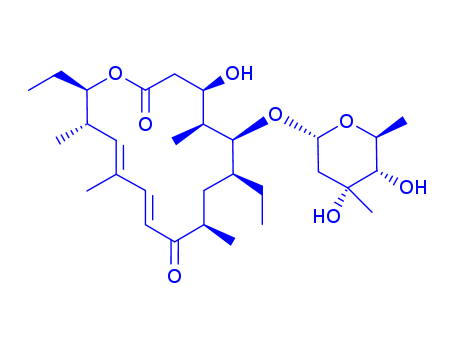 Tylonolide,20-deoxo-23-deoxy-5-O-(2,6-dideoxy-3-C-methyl-a-L-ribo-hexopyranosyl)-