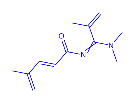 Molecular Structure of 75378-94-8 ((2E)-N-[1-(Dimethylamino)-2-methyl-2-propenylidene]-4-methyl-2,4-pentadienamide)