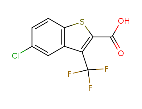 Benzo[b]thiophene-2-carboxylic acid, 5-chloro-3-(trifluoromethyl)-