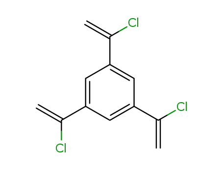 Molecular Structure of 91492-90-9 (Benzene, 1,3,5-tris(1-chloroethenyl)-)