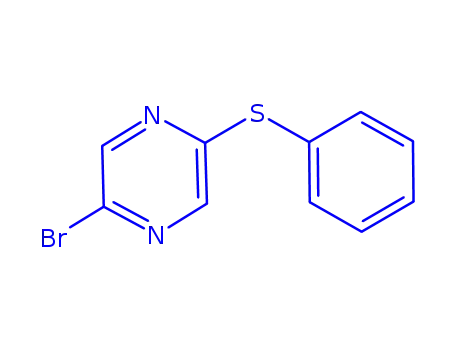 2-브로모-5-(페닐티오)피라진