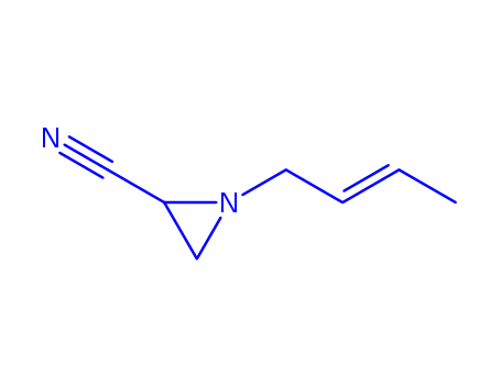 2-AZIRIDINECARBONITRILE,1-(2-BUTENYL)-