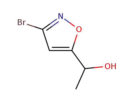 Molecular Structure of 105174-96-7 (1-(3-Bromo-5-isoxazolyl)ethanol)