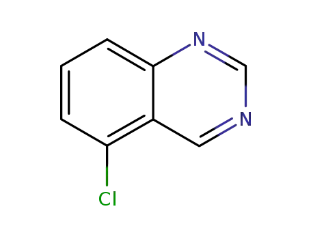 Molecular Structure of 7556-90-3 (5-Chloroquinazoline)