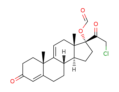 21-chloro-17-formyloxy4,9<sup>(11)</sup>-pregnadiene-3,20-dione