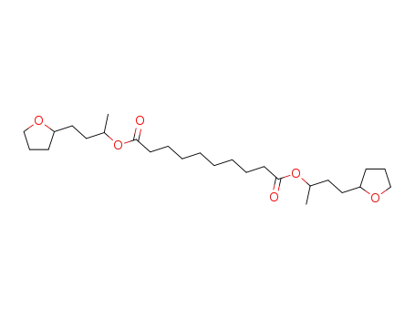Molecular Structure of 122473-18-1 (sebacic acid bis-(1-methyl-3-tetrahydro[2]furyl-propyl ester))
