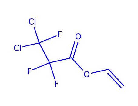 Molecular Structure of 78840-97-8 (vinyl 3,3-dichloro-2,2,3-trifluoropropionate)
