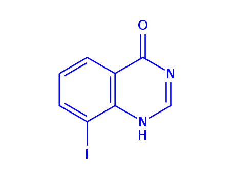 Molecular Structure of 77150-36-8 (8-Iodoquinazolin-4(3H)-one)