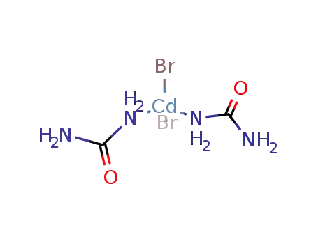Molecular Structure of 29946-17-6 ({Cd(CO(NH<sub>2</sub>)2)2Br<sub>2</sub>})