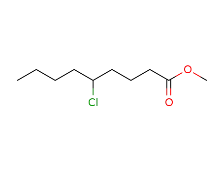 Molecular Structure of 71194-44-0 (Nonanoic acid, 5-chloro-, methyl ester)