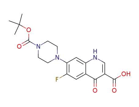 7-[(4-tert-butoxycarbonyl)piperazin-1-yl]-6-fluoro-4-oxo-1,4-dihydroquinoline-3-carboxylic acid