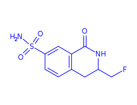 3-(fluoromethyl)-1-oxo-3,4-dihydro-2H-isoquinoline-7-sulfonamide