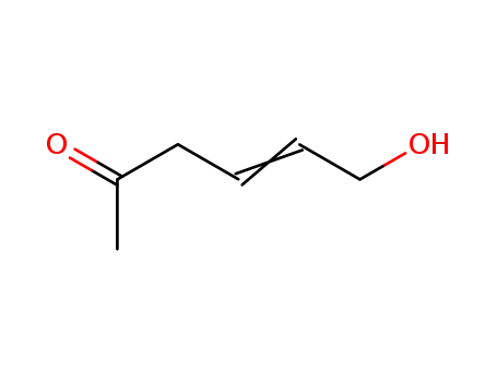 Molecular Structure of 77269-24-0 (4-Hexen-2-one, 6-hydroxy- (9CI))