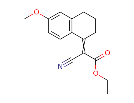 1-(1'-cyano-1'-carboethoxy)methylene-6-methoxy-1,2,3,4-tetrahydronaphthalene