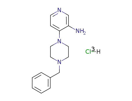 1-(3'-Amino-4'-pyridyl)-4-benzylpiperazine