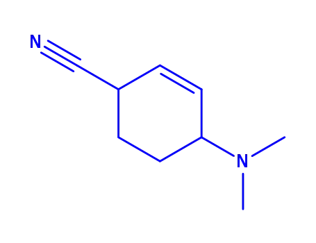2-Cyclohexene-1-carbonitrile,  4-dimethylamino-  (5CI)
