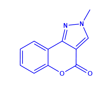 [1]Benzopyrano[4,3-c]pyrazol-4(2H)-one,2-methyl-(9CI)
