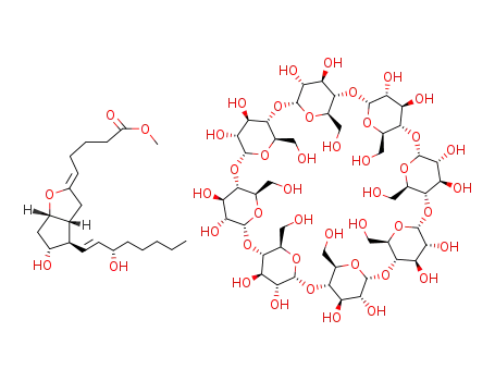Molecular Structure of 77164-52-4 (C<sub>48</sub>H<sub>80</sub>O<sub>40</sub>*C<sub>21</sub>H<sub>34</sub>O<sub>5</sub>)