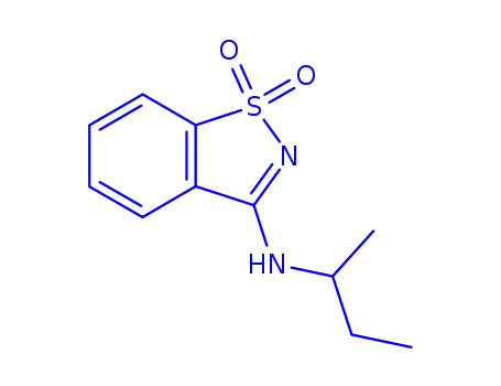 N-(butan-2-yl)-1,2-benzothiazol-3-amine 1,1-dioxide