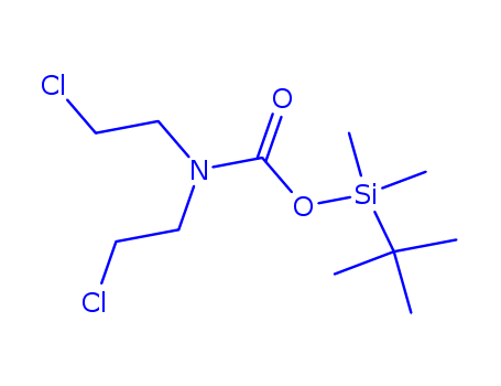 tert-butyl(dimethyl)silyl bis(2-chloroethyl)carbamate