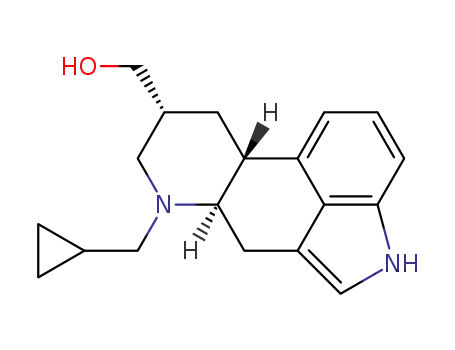 Molecular Structure of 82842-03-3 (6-cyclopropyl-methylergoline-8β-methanol)