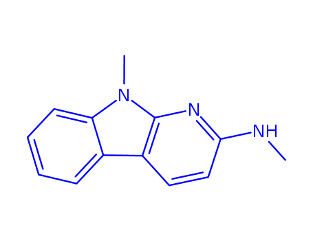 9H-Pyrido[2,3-b]indole,9-methyl-2-(methylamino)-(8CI)