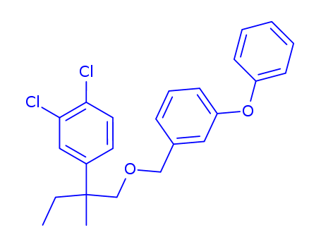 1,2-DICHLORO-4-[2-METHYL-1-[(3-PHENOXYPHENYL)METHOXY]BUTAN-2-YL]BENZEN E
